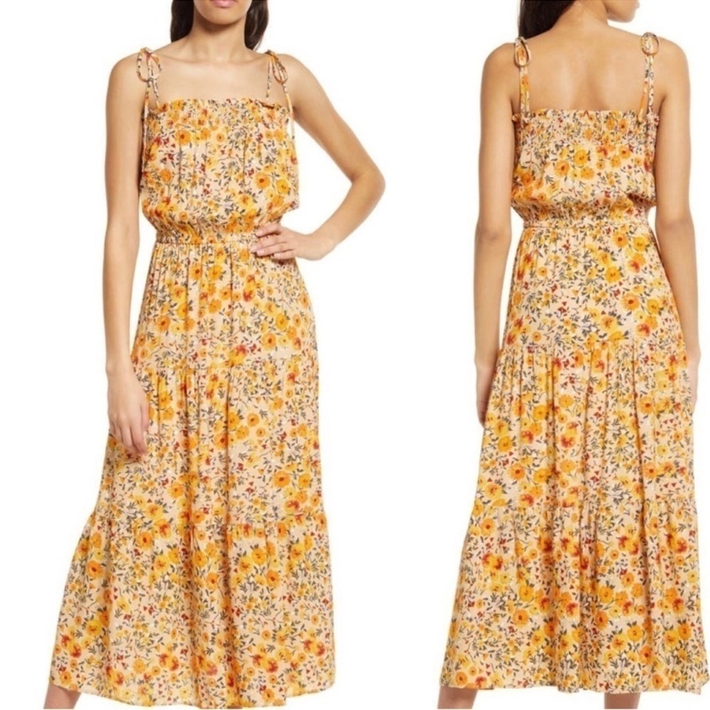 Lost + Wander Somerset Floral Print Maxi Dress NWT